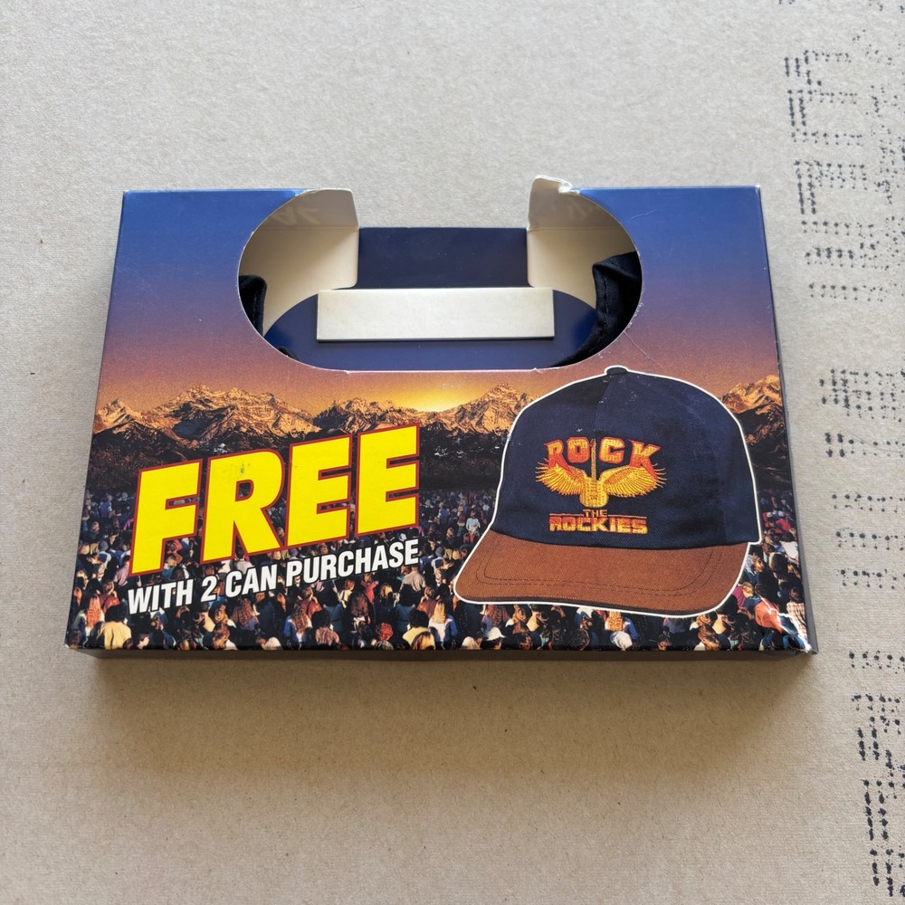 Vintage Coors Light‎ Rock the Rockies Hat